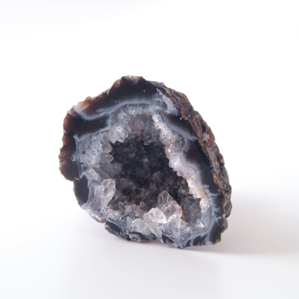 
                  
                    Natural Dark Blue Mini Druzy Agate Geode Half
                  
                