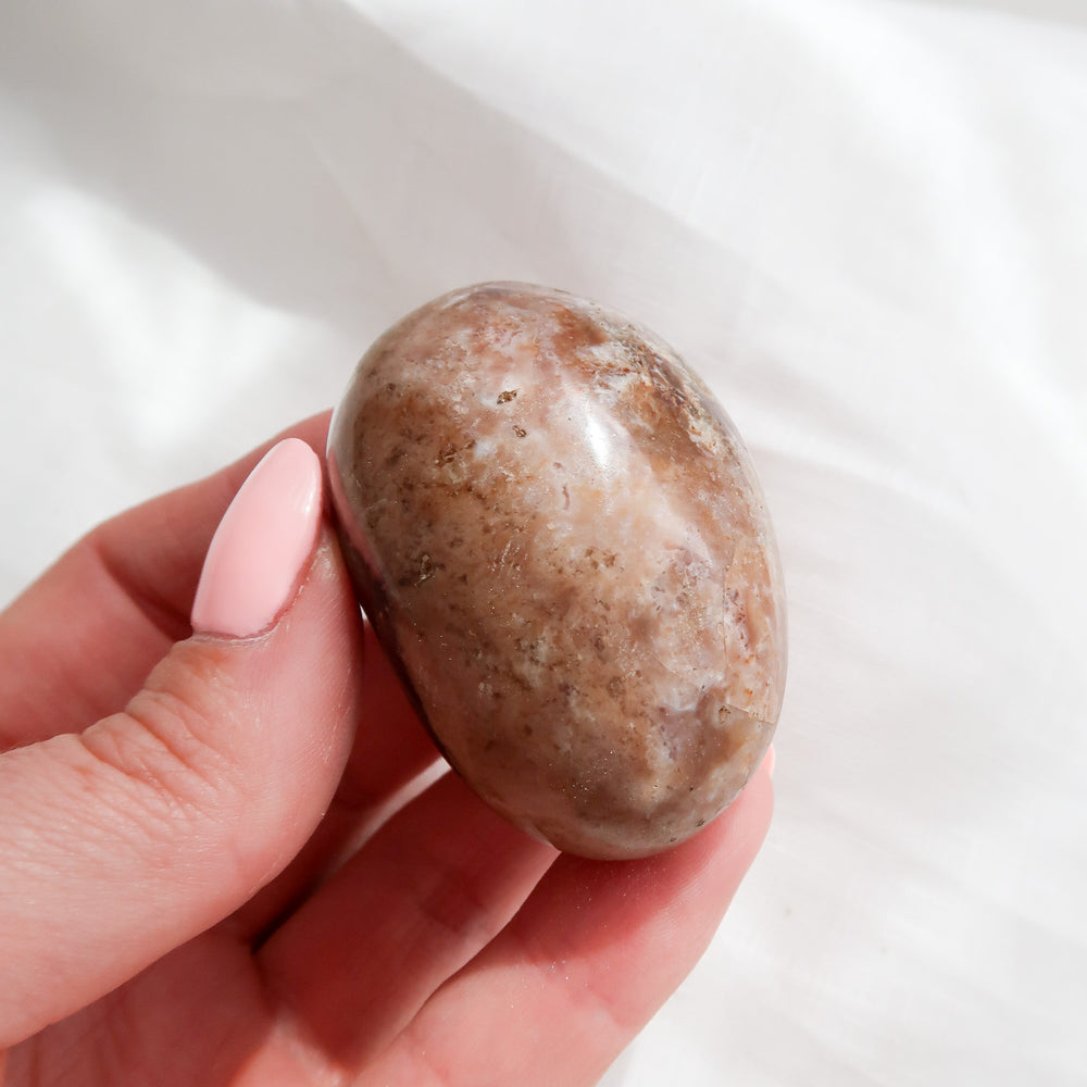 
                  
                    Chocolate Opal Palm Stone
                  
                