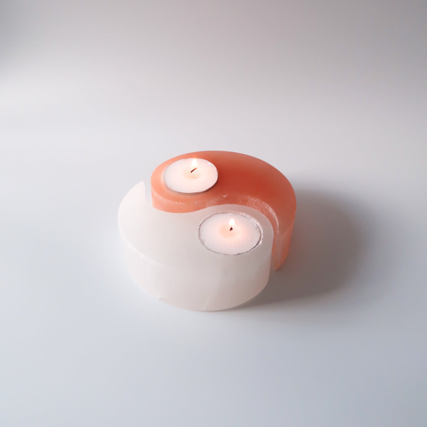 
                  
                    Selenite Tea Light Holder | Yin & Yang
                  
                