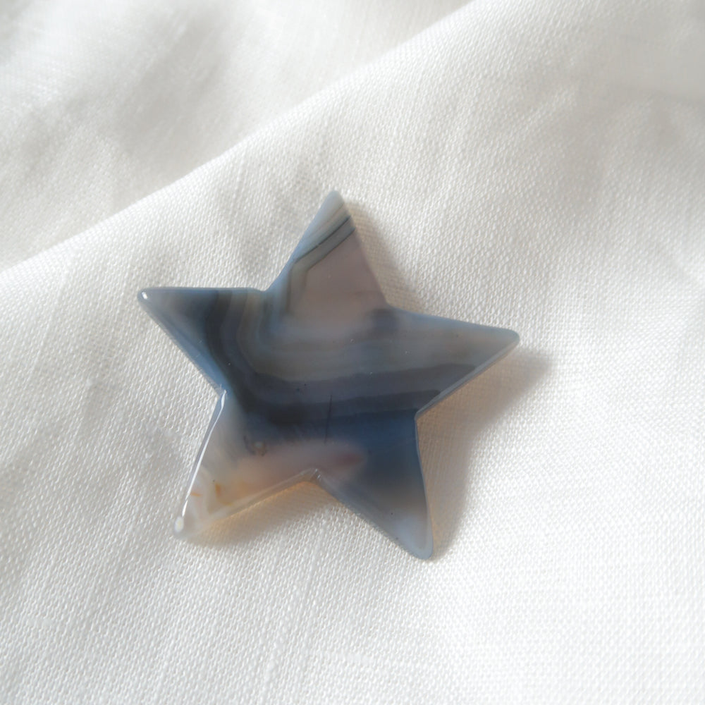 
                  
                    Natural Blue Polished Agate Star Shape
                  
                