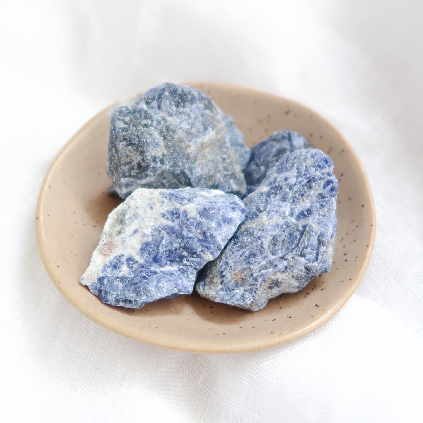 Sodalite Raw and Rough Crystals