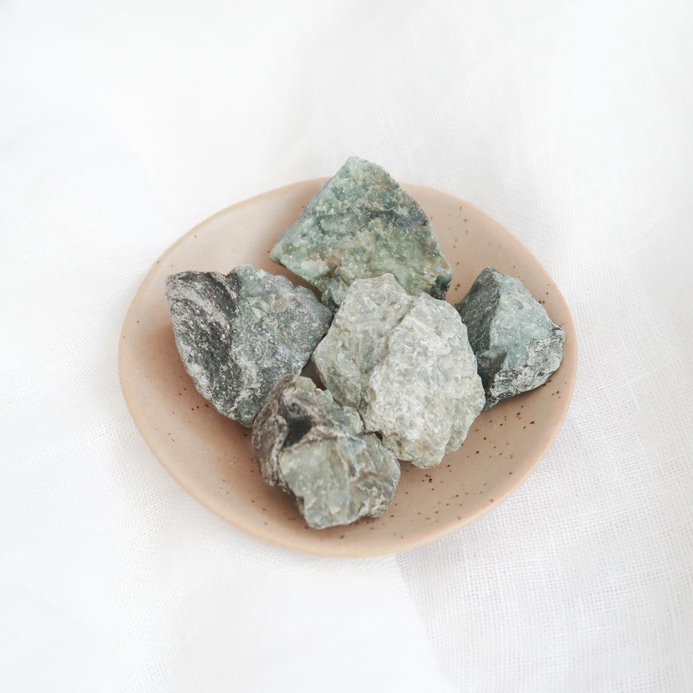 
                  
                    Small Natural Raw Green Emerald Crystal Pieces
                  
                