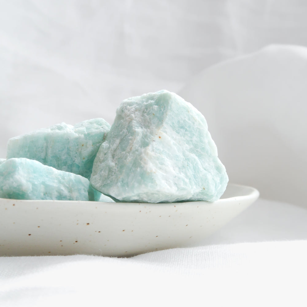 
                  
                    Blue Green Amazonite Crystal Small Rough Pieces
                  
                
